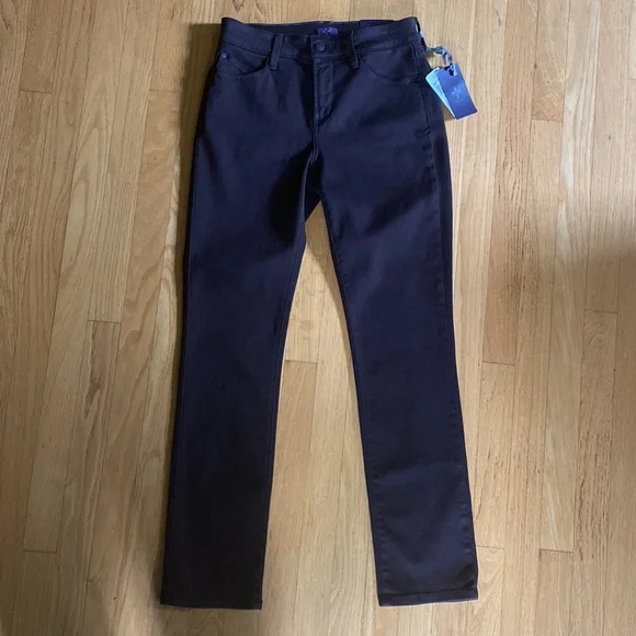 NYDJ Mahogany Brown Legging Jeans sz 4 - Picture 4 of 10